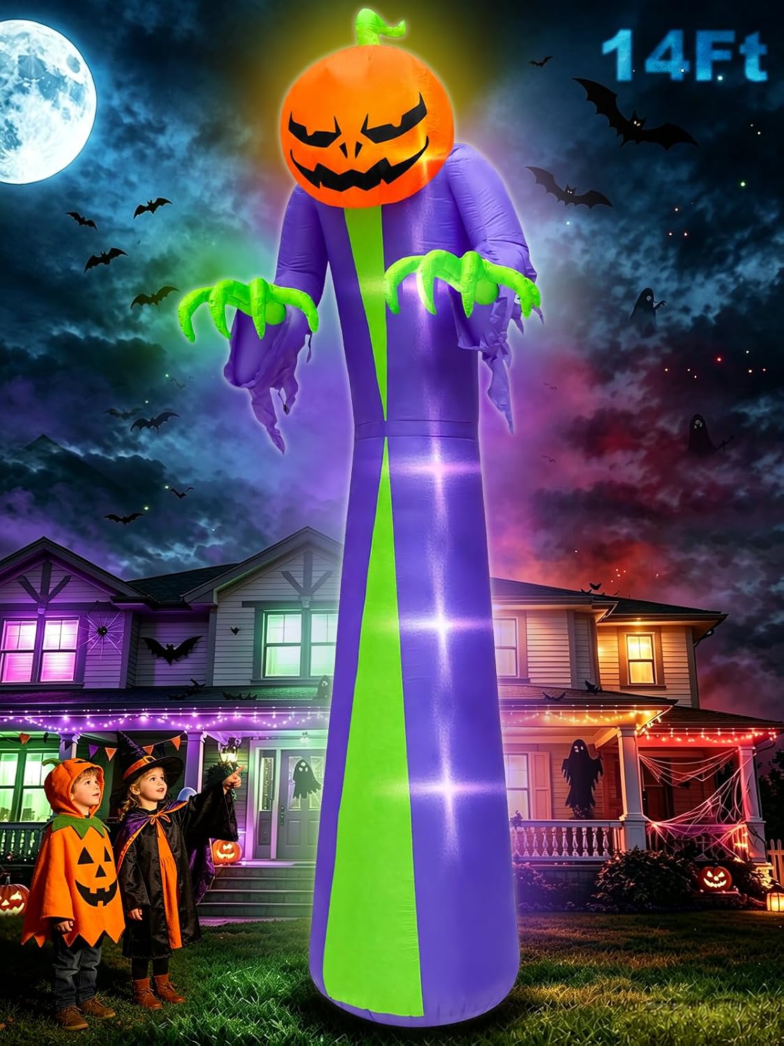 14 ft Inflatable Giant Pumpkin